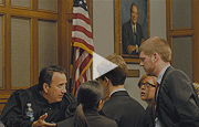 Students from the General Clinic argue a larceny