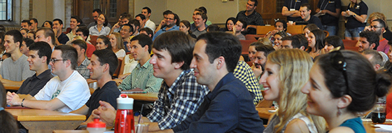 Dean Mark West formally welcomed members of the Class of 2016 to Michigan Law on Aug. 28.