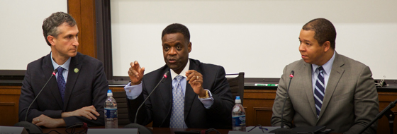 Embrace Opportunities for Government Service, Pogue Panelists Tell MLaw Students