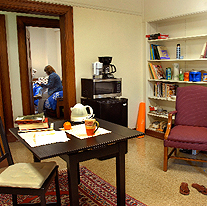 A double suite from the common/study room.