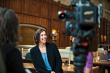 Bridgette Carr, '02, director of the Human Trafficking Clinic