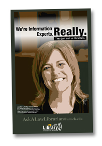 We're information experts. Really. They just call us
librarians