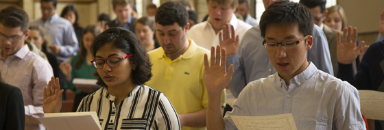 MLaw Class of 2018 Commits to Integrity