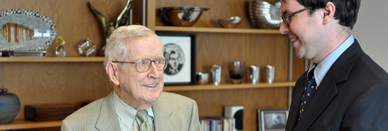 Prof. John Reed and Ted Lawrence