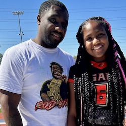 Giovante Douglas and his daughter (Photo: Pointer & Buelna LLP)