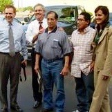 Alberto Sifuentes (Lawyers Ron Breaux, Barry McNeil, Jesus Ramirez, Alberto Sifuentes and lawyer Sarah Teachout)