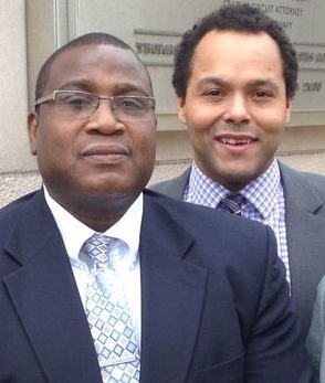 Michael Holmes and attorney David Owens (photo by Robert Patrick/St. Louis Post-Dispatch